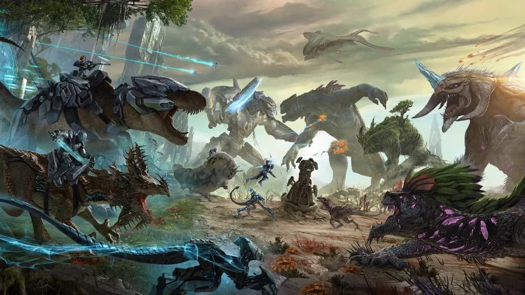 Ark server hosting hero background