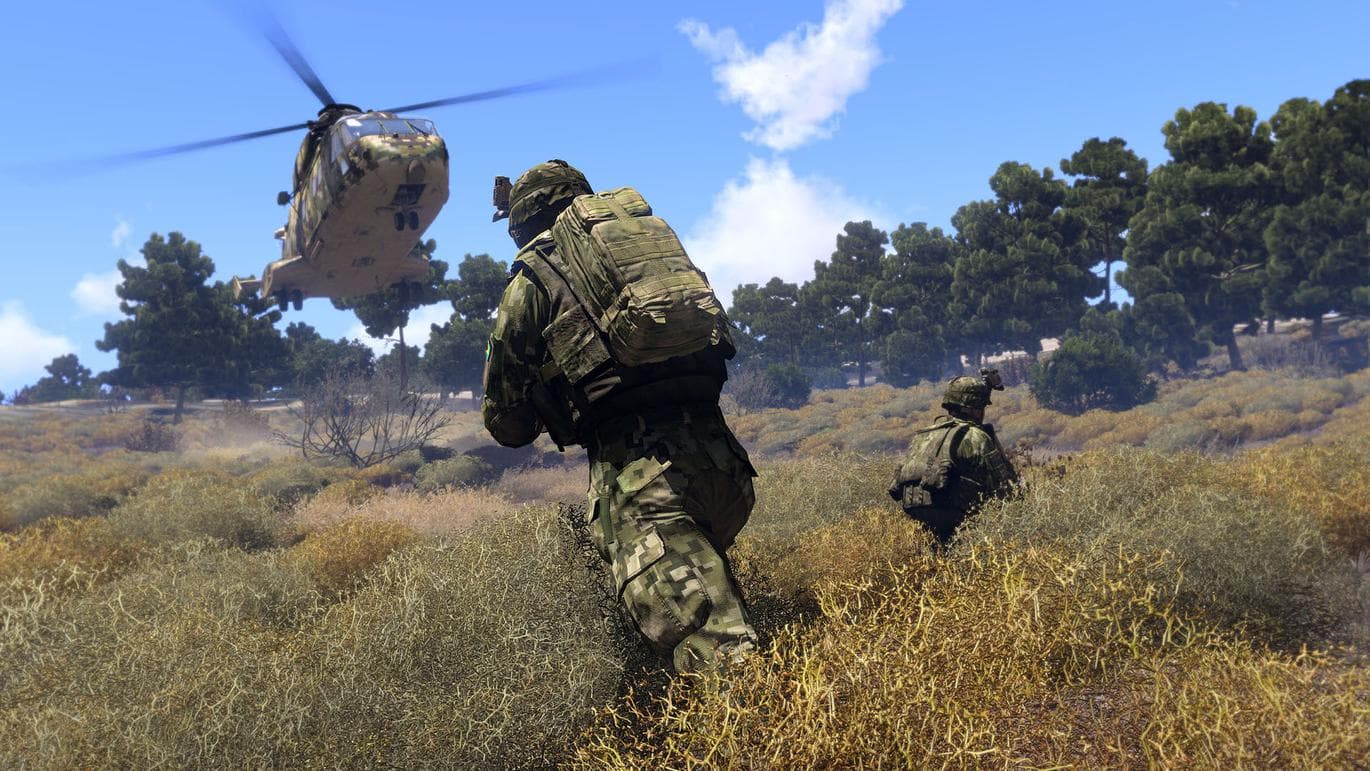 Arma 3 server hosting hero background