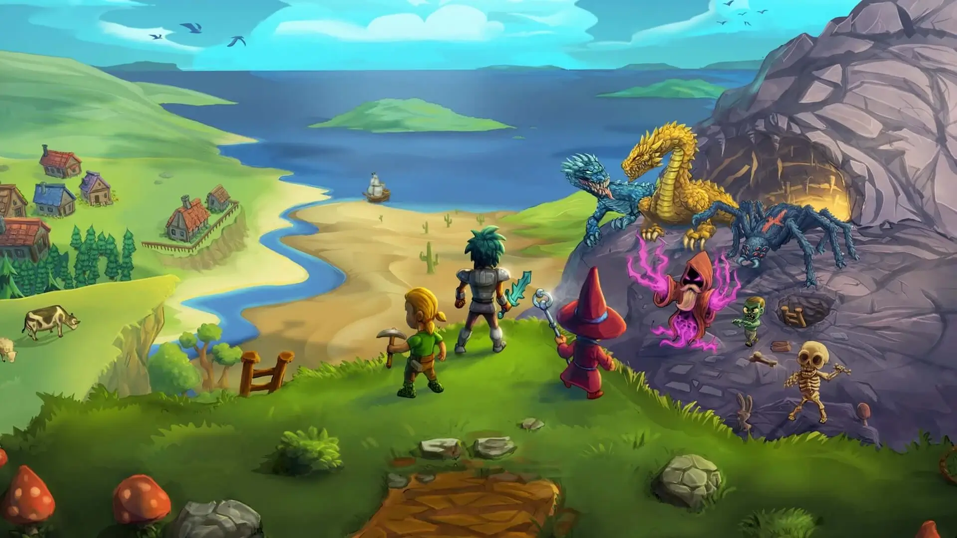 Necesse server hosting hero background