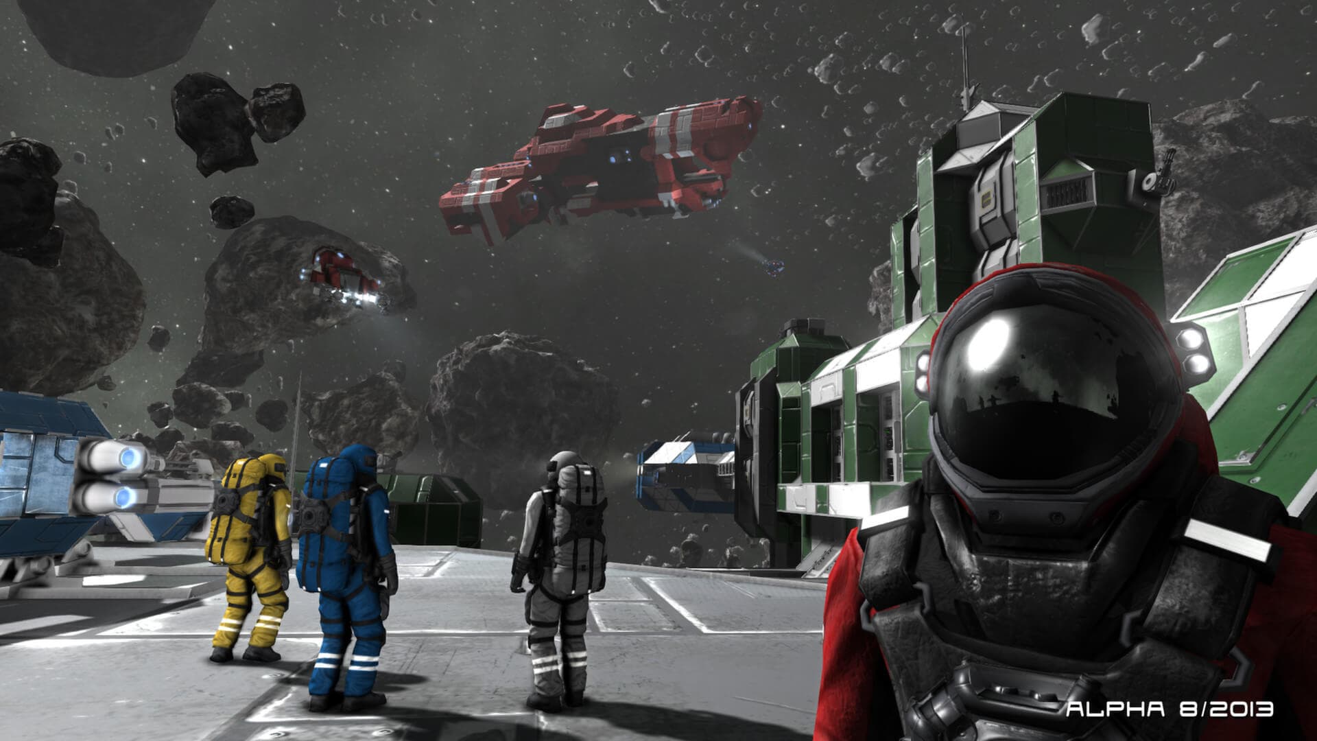 Space Engineers server hosting hero background