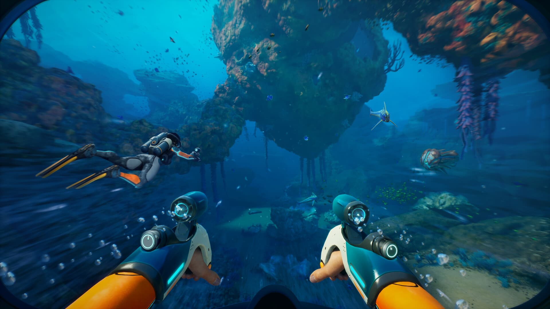 Subnautica server hosting hero background