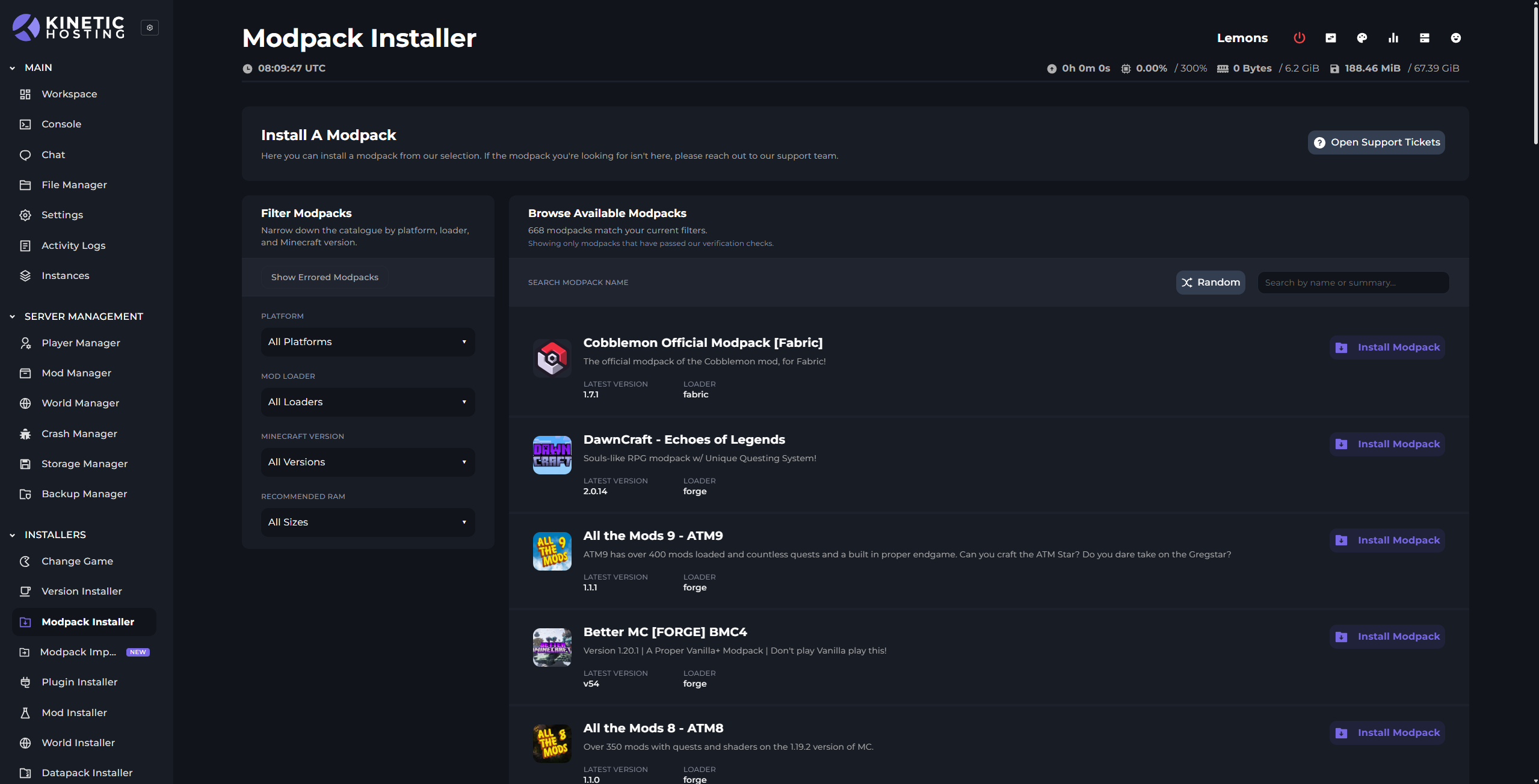 Install mods in a flash